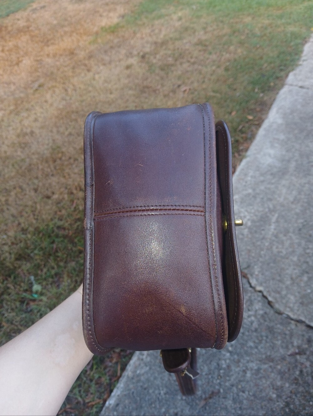 Coach vintage legacy small flap bag. Mahogany. - Picture 6 of 6